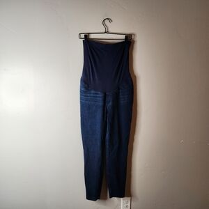 SPANX Maternity Mama Jean-Ish Ankle Jeggings In Twilight Rinse Size Large
